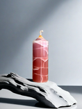 Load image into Gallery viewer, Stoneware Textured Cup Candle