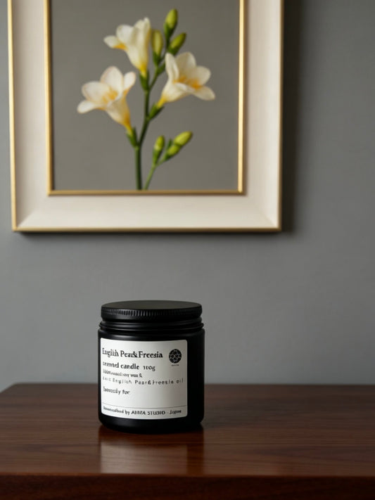 Black Jar Cup Candle