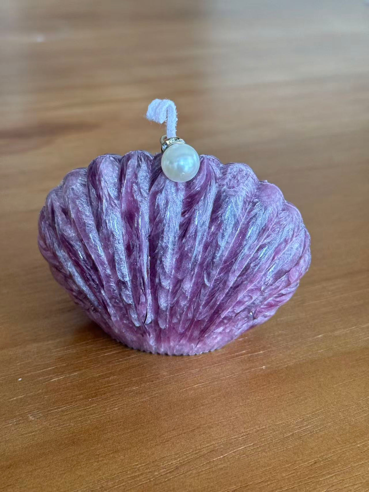AERFA Pearl Shell Candle, Purple / パールシェルキャンドル