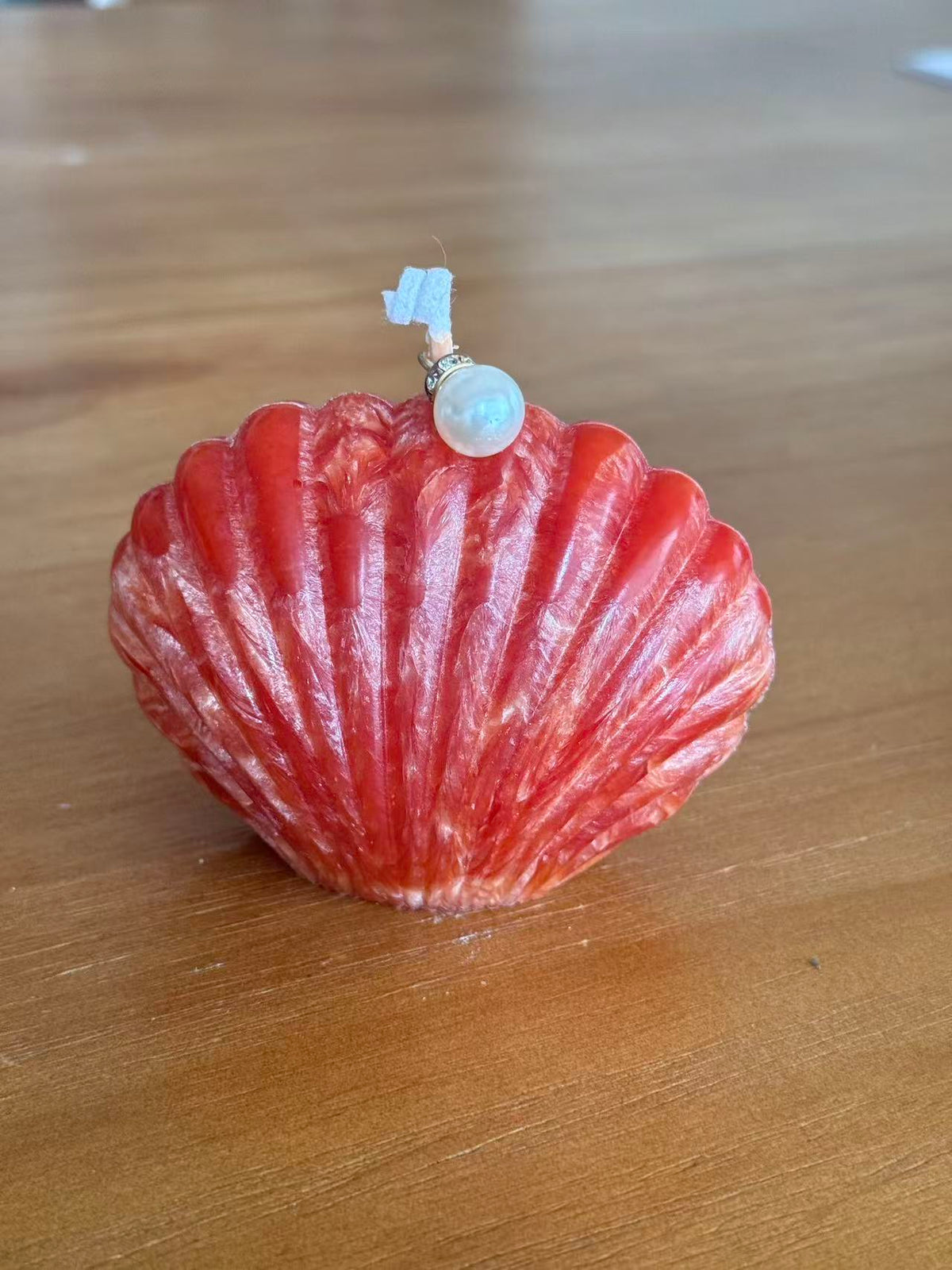 AERFA Pearl Shell Candle, Red / パールシェルキャンドル