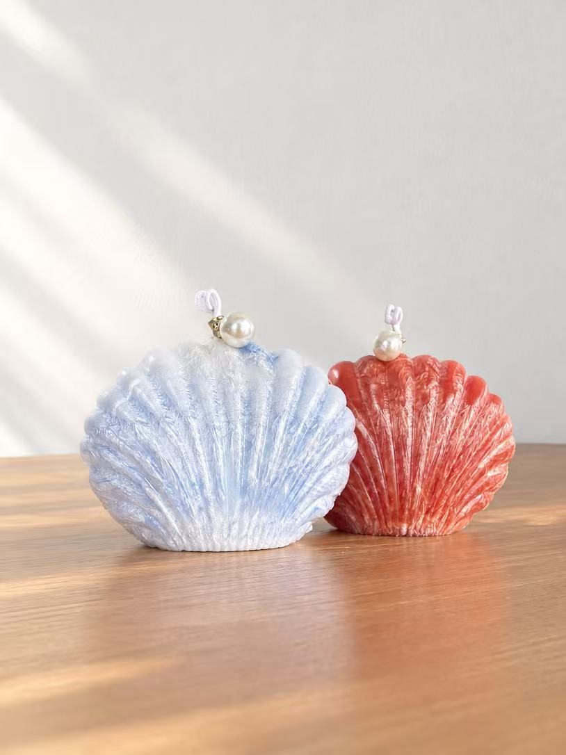 AERFA Pearl Shell Candle, studio photograph / パールシェルキャンドル