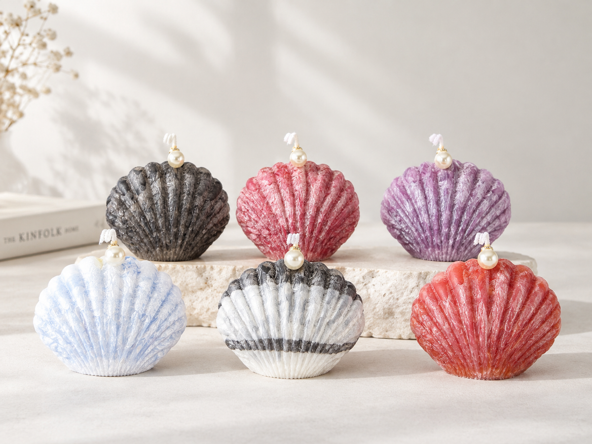 AERFA Pearl Shell Candle, six colours / パールシェルキャンドル